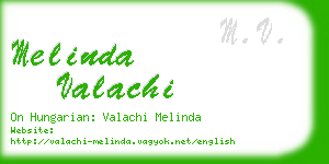 melinda valachi business card